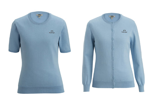 Twinset Cotton Cardigan & Shell - SKY BLUE - on demand