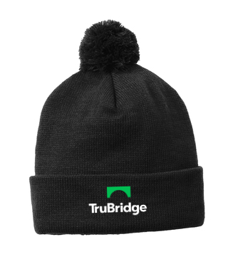 Sport-Tek ® Solid Pom Pom Beanie