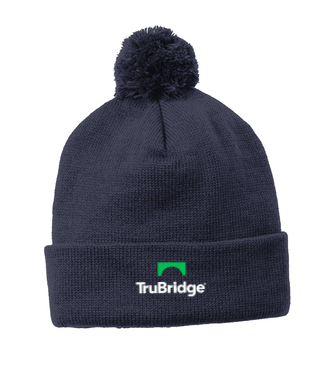 Sport-Tek ® Solid Pom Pom Beanie