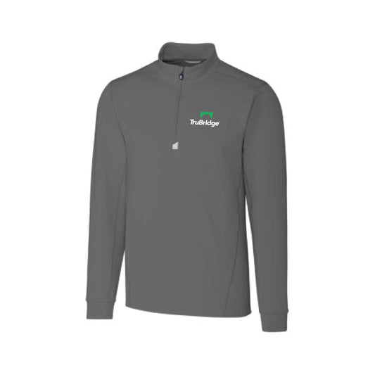 Cutter & Buck Traverse Stretch Quarter Zip Mens Pullover - on demand