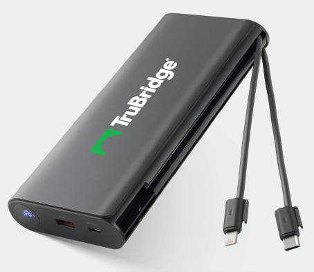 Voyager, 25,000 mAh Laptop Charging Power Bank with Built-In Cables