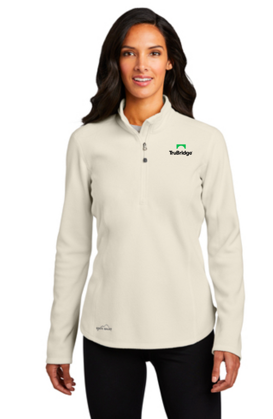 Eddie Bauer® Ladies 1/2-Zip Microfleece Jacket - on demand