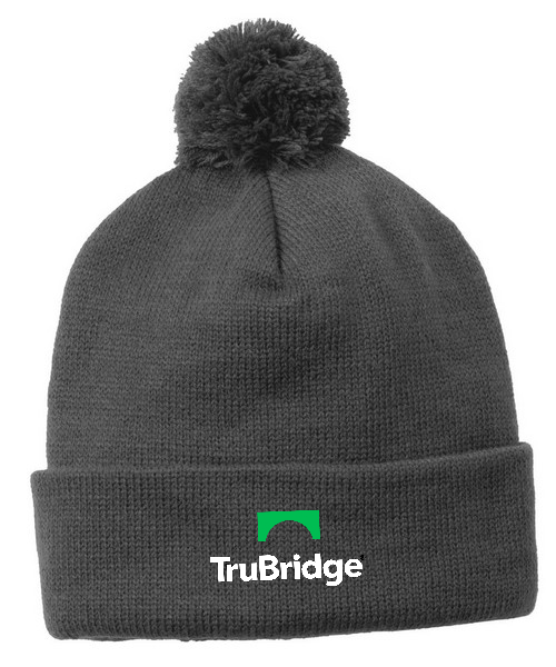 Sport-Tek ® Solid Pom Pom Beanie