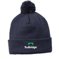 Sport-Tek ® Solid Pom Pom Beanie